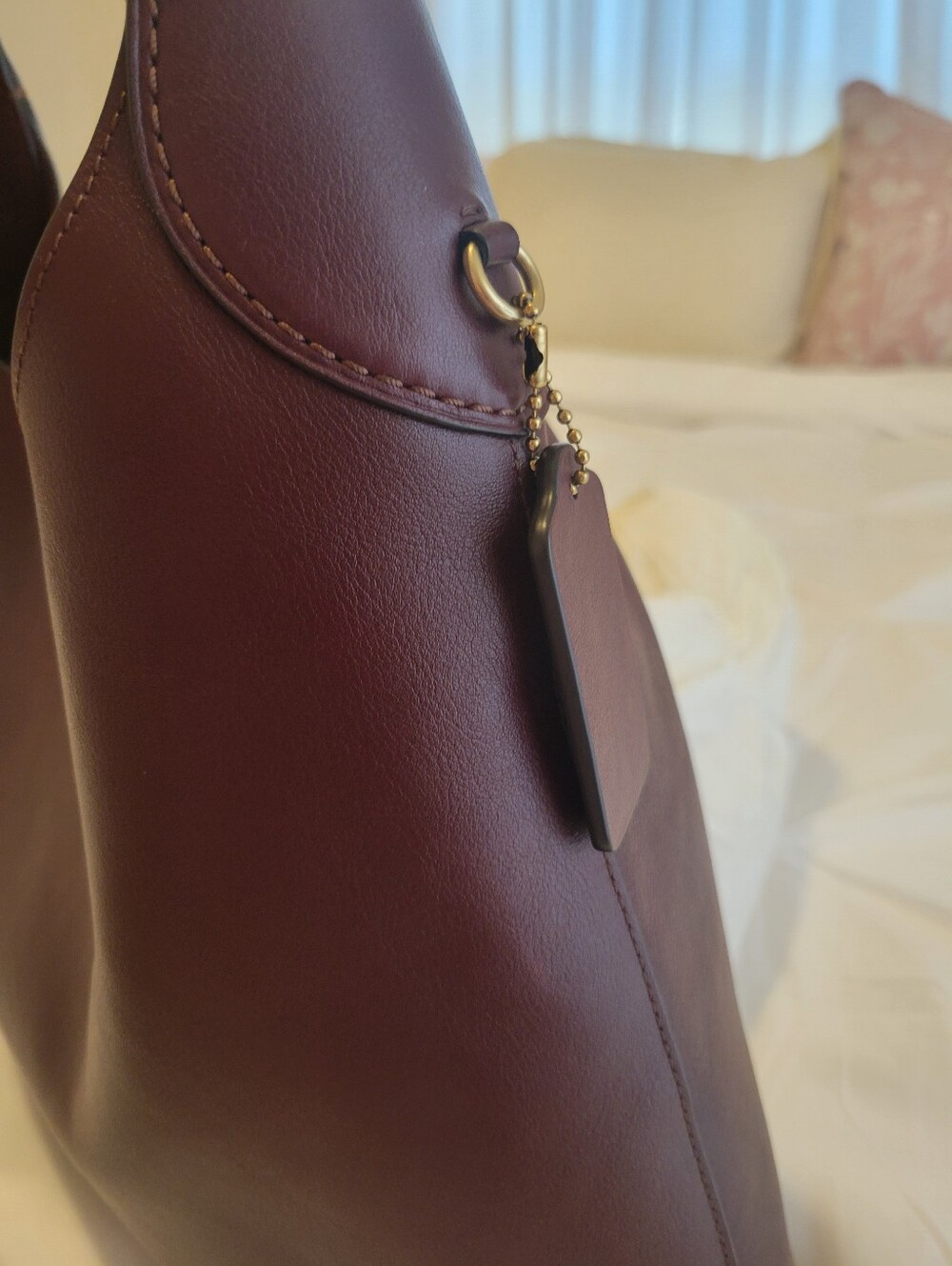 Coach Brooklyn 34 in Merlot - Picture 13 of 16